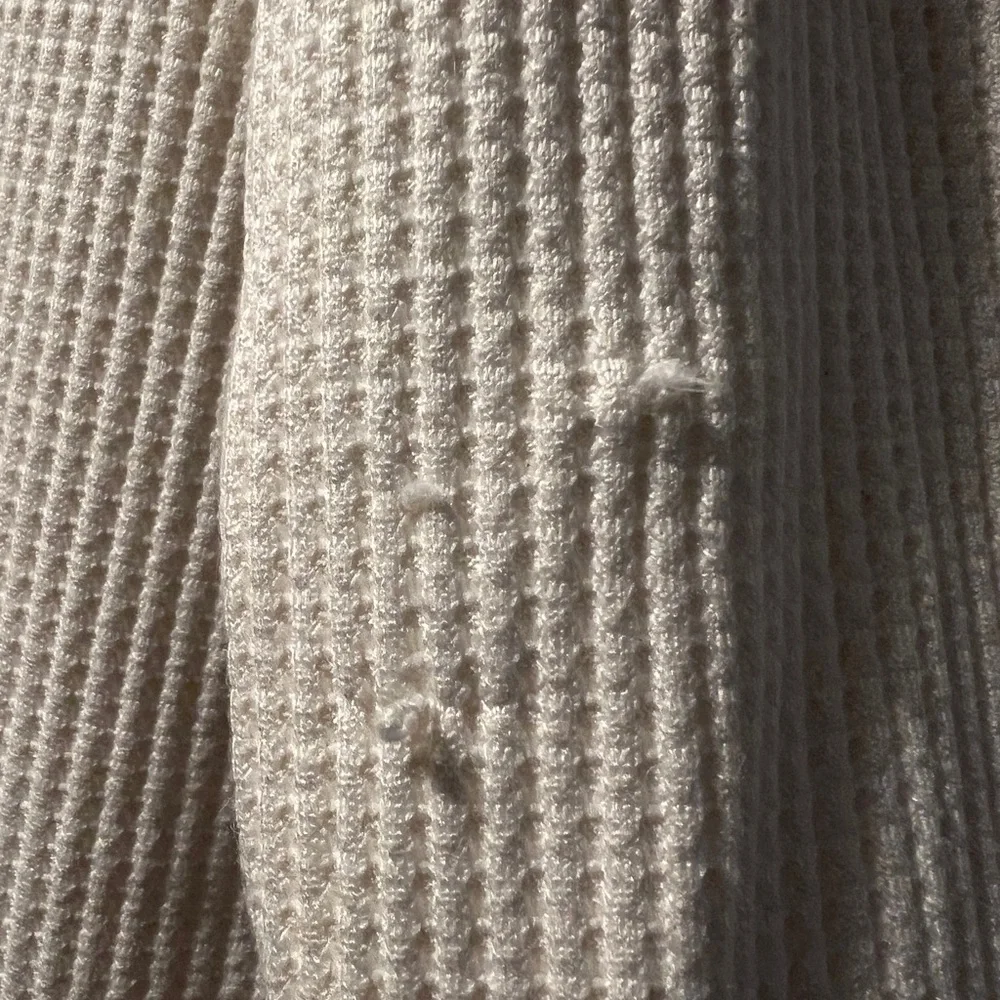 Justice waffle knit long sleeve shirt size 20-22
